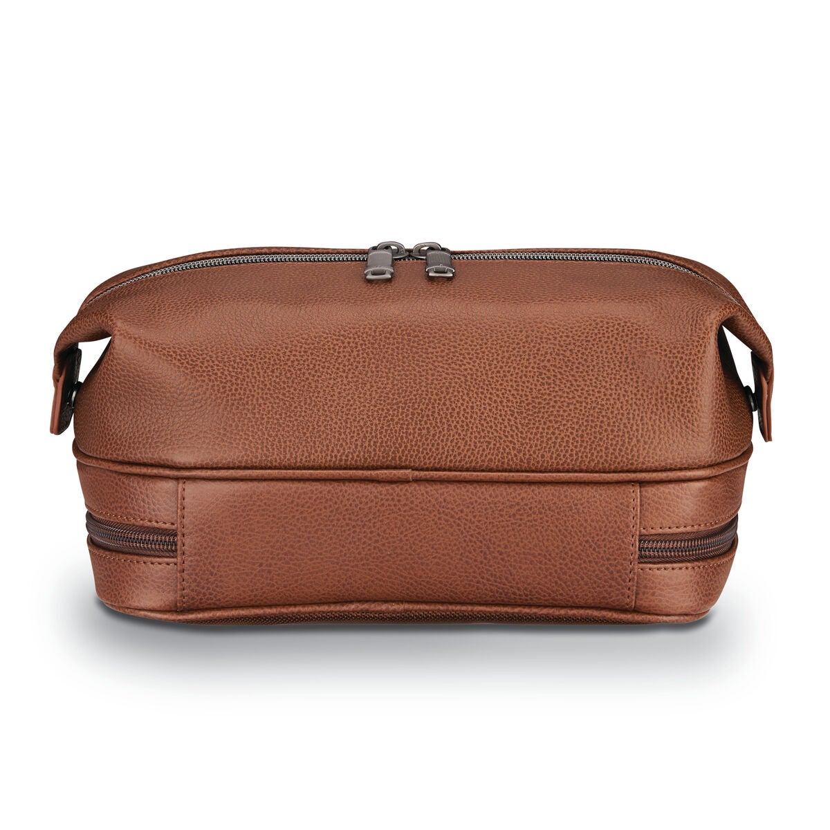Classic Leather Zip Bottom Travel Kit